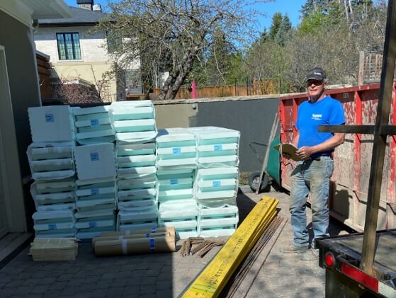 A member of our team on a job site