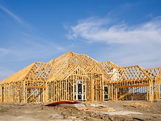 A house being built