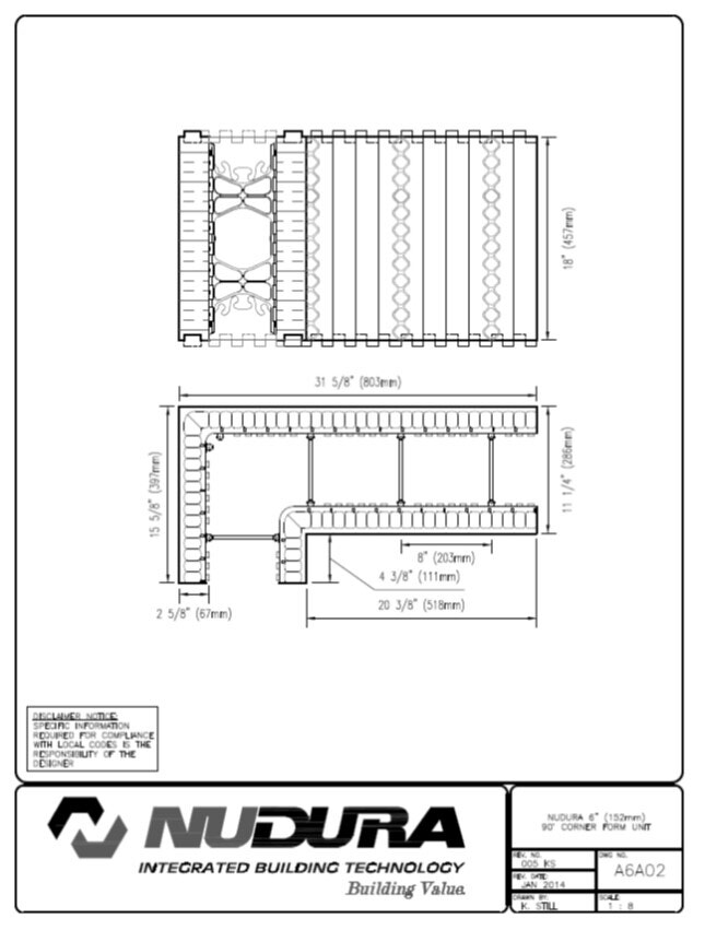 Nudura ICF 6 90 Degree Corner nudura-icf-6-90-degree-corner